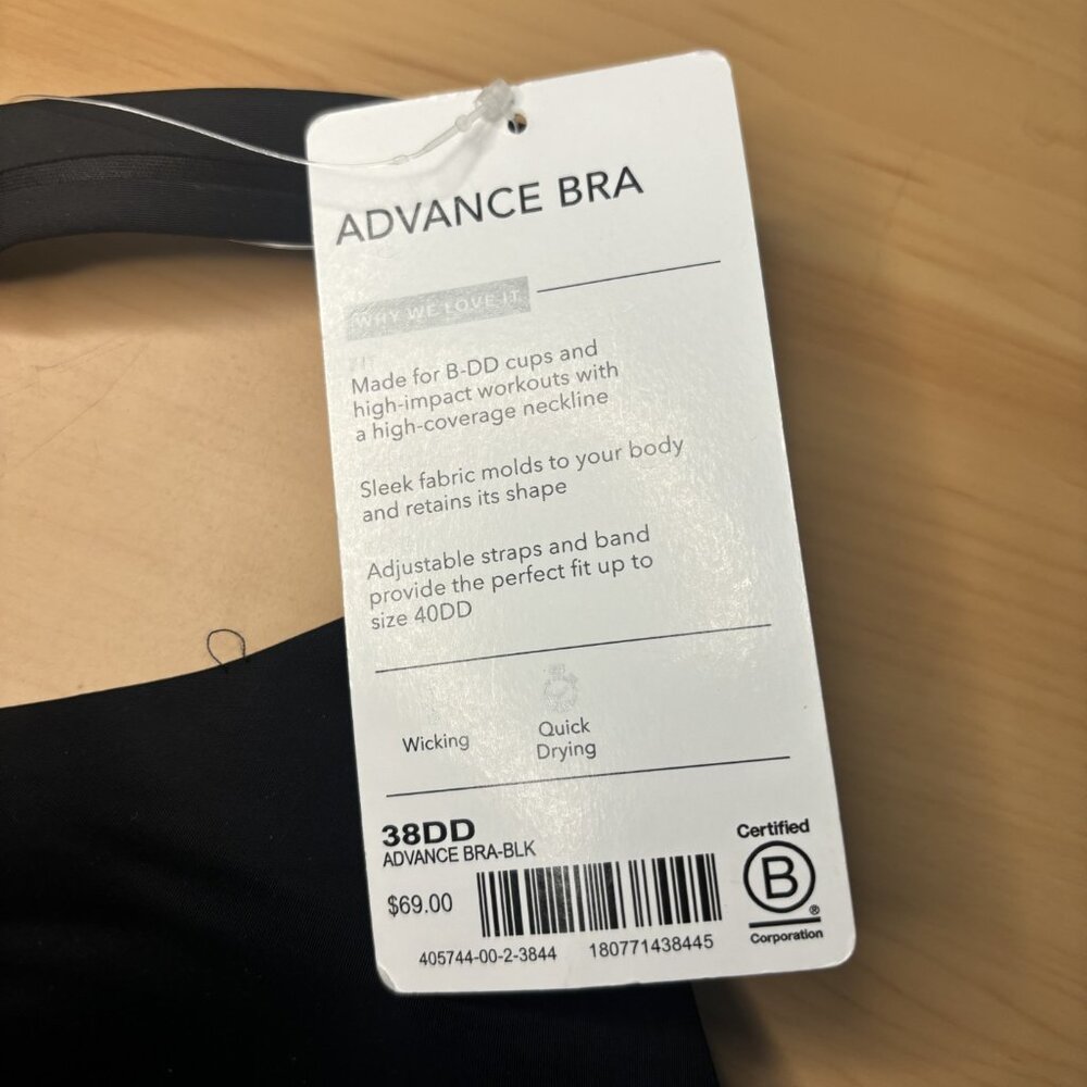 Athleta Black Sports Bra - Picture 2 of 4